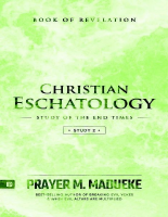 Christian Eschatology - Study 2 - Prayer M. Madueke.pdf